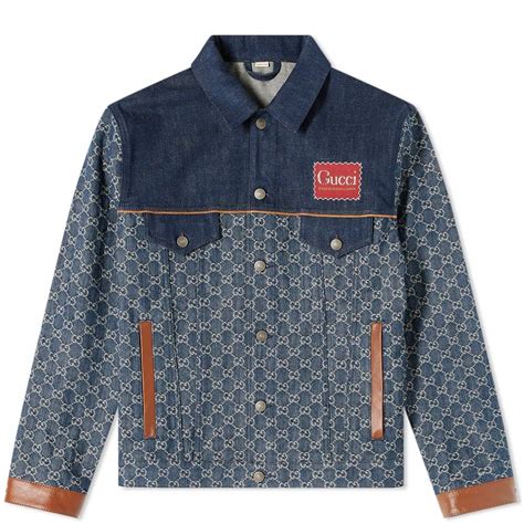 authentic gucci denim jacket 2015|Gucci denim jacket price.